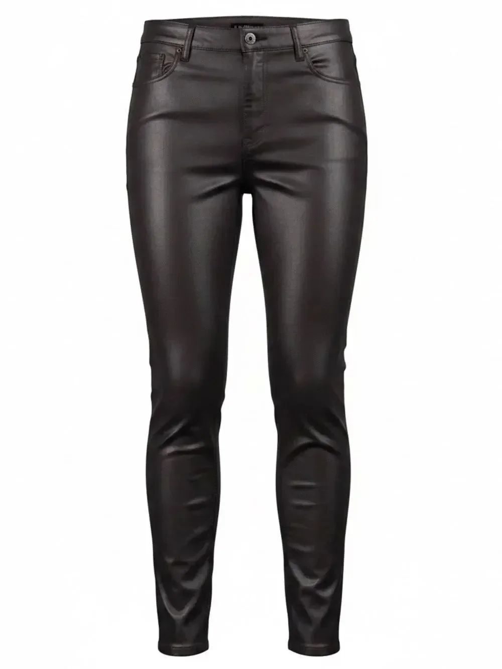 WHBM White House Black Market Women’s   Brown  Skinny Coated Jeans Size 14